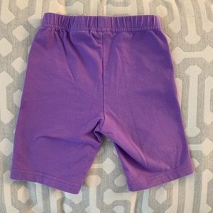 Hanna Andersson Purple Bike Shorts size 100